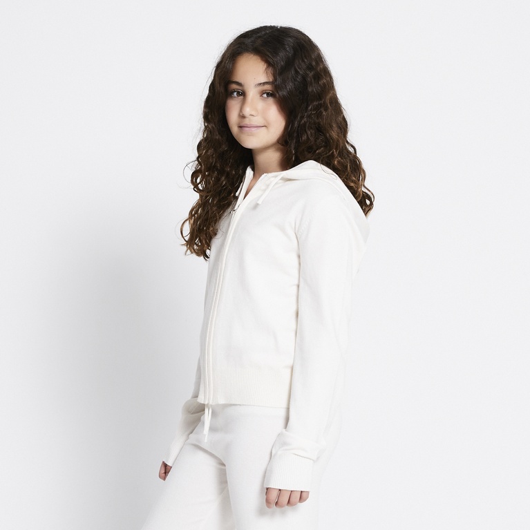 Knit zip hoodie "Jennifer star"